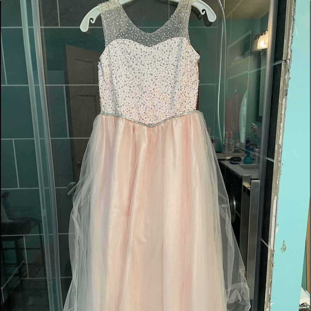 Girls size 12 pageant dress. Corset back. Smoke free home